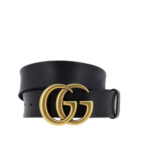 gucci gürtel damen schwarz gold|gucci schmaler gürtel.